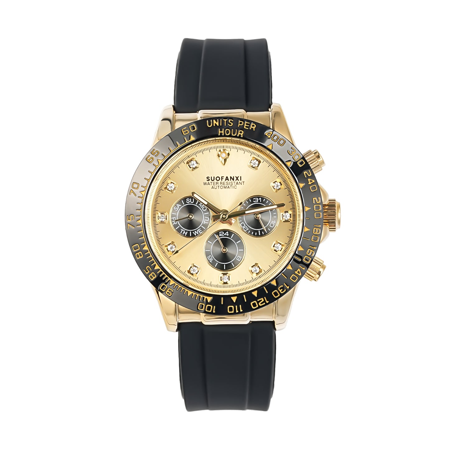 Suofanxi - Golden Black Watch-hot sale