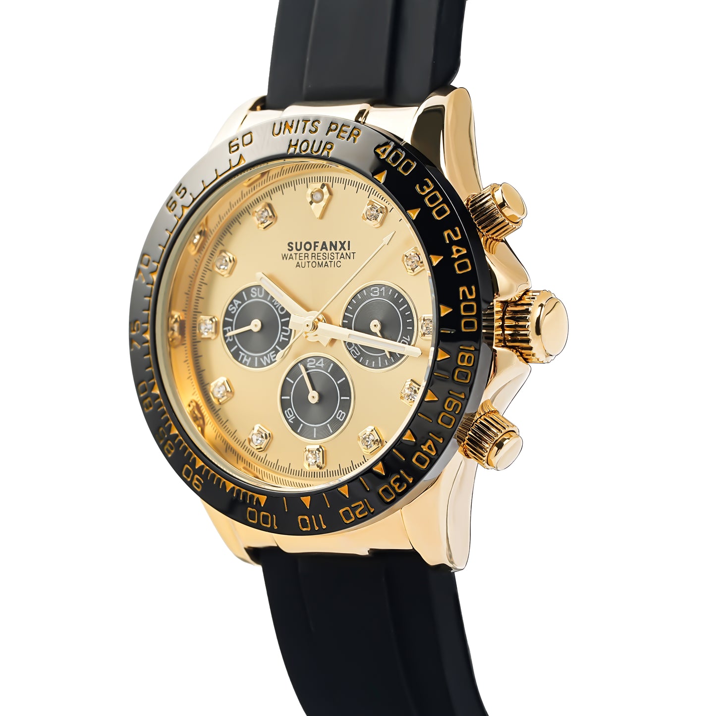 Suofanxi - Golden Black Watch-hot sale